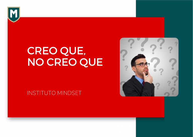 Creo que, no creo que